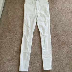 White Hollister jeans